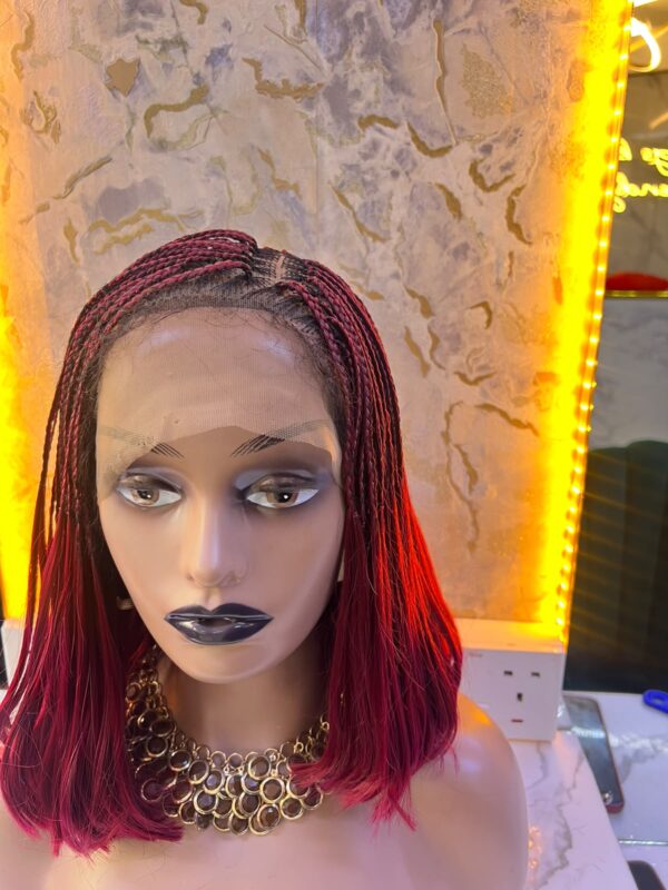 Full lace Bob braided wig 1/900