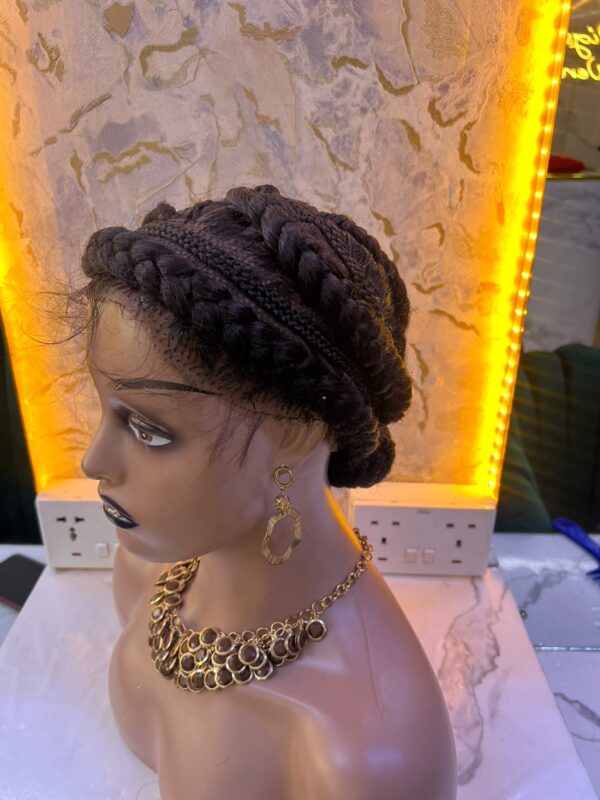 Full Lace Conrow Wig (Black)