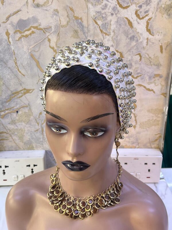Human hair Frontal lace paired with cap